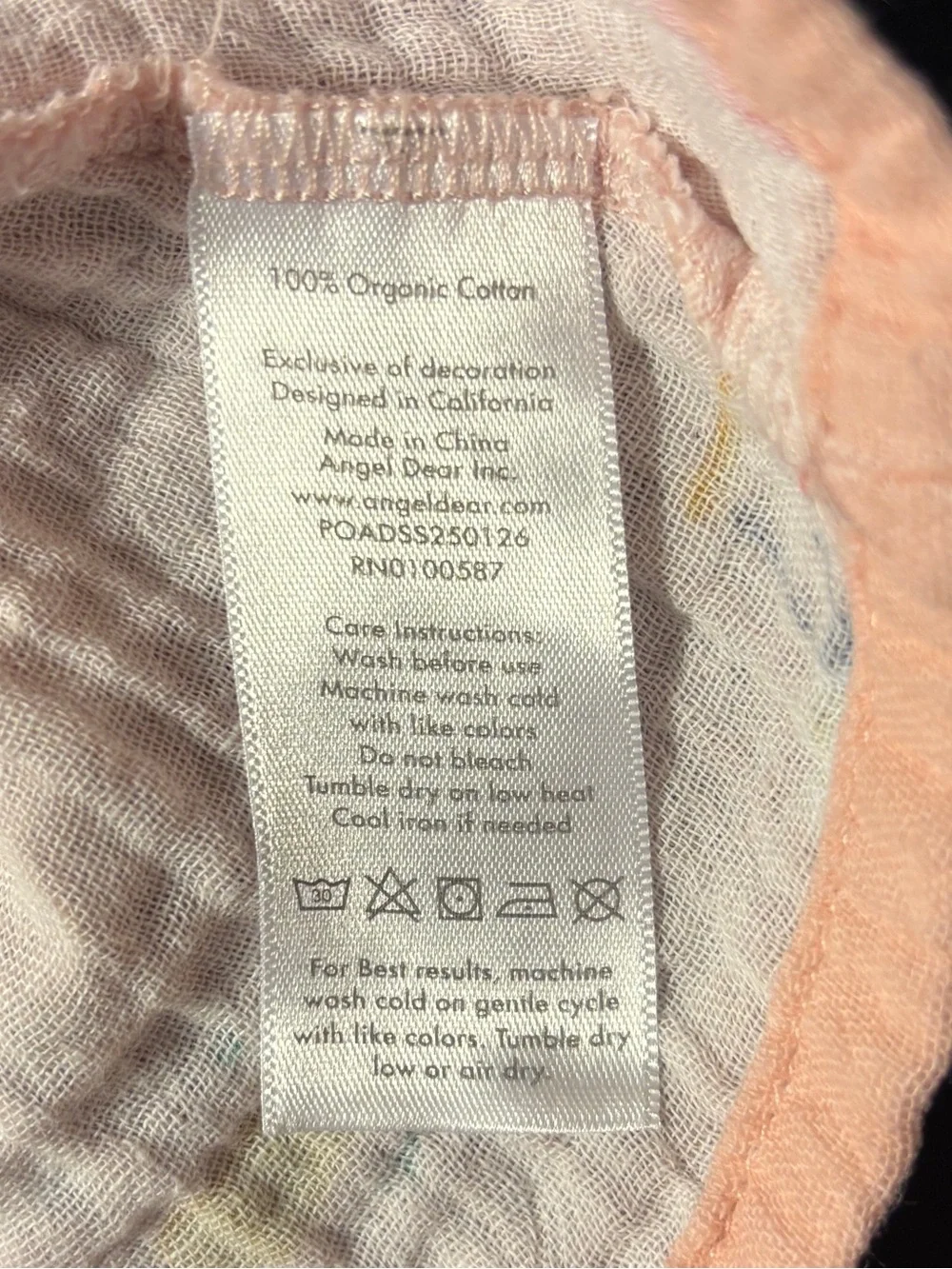 Peachy pink Muslin Baby Tank & Bloomers Set with golf  Print